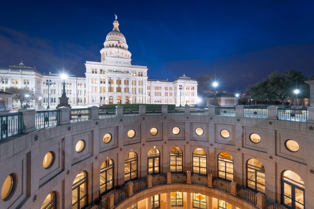 Austin Texas USA at the Capitol